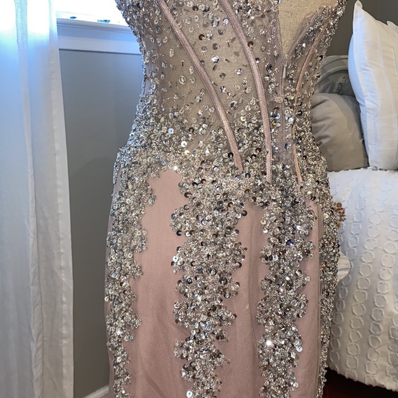 JOVANI Blush Pink Prom Dress - Picture 7 of 8